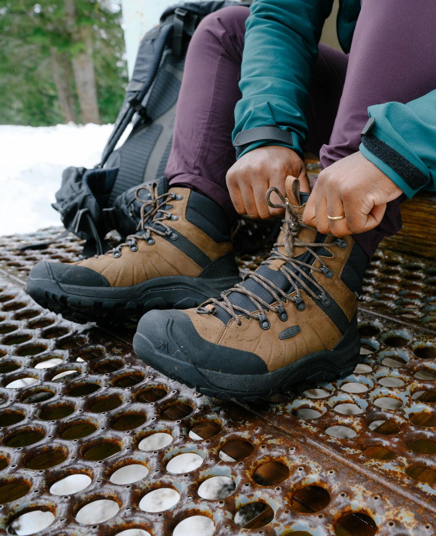 Men's Revel IV Polar Waterproof Boot Bison/Orange Pepper / Keen