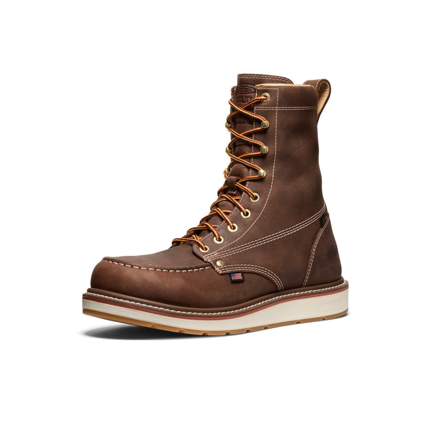 Men's Liberty 8" Waterproof Boot (Carbon Toe) Chestnut/Gum / Keen