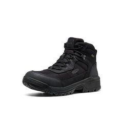 Men's Skokie Waterproof Work Boot (Soft Toe) Black/Black / Keen