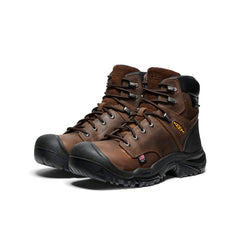 Men's Mt Vernon II 6" Waterproof Boot (Steel Toe) Dark Earth/Black / Keen