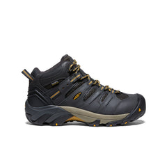Men's Lansing Mid Waterproof (Steel Toe) Raven/Tawny Olive / Keen