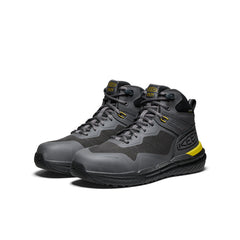 Men's Synchro Waterproof Work Boot (Carbon Toe) Magnet/Black / Keen