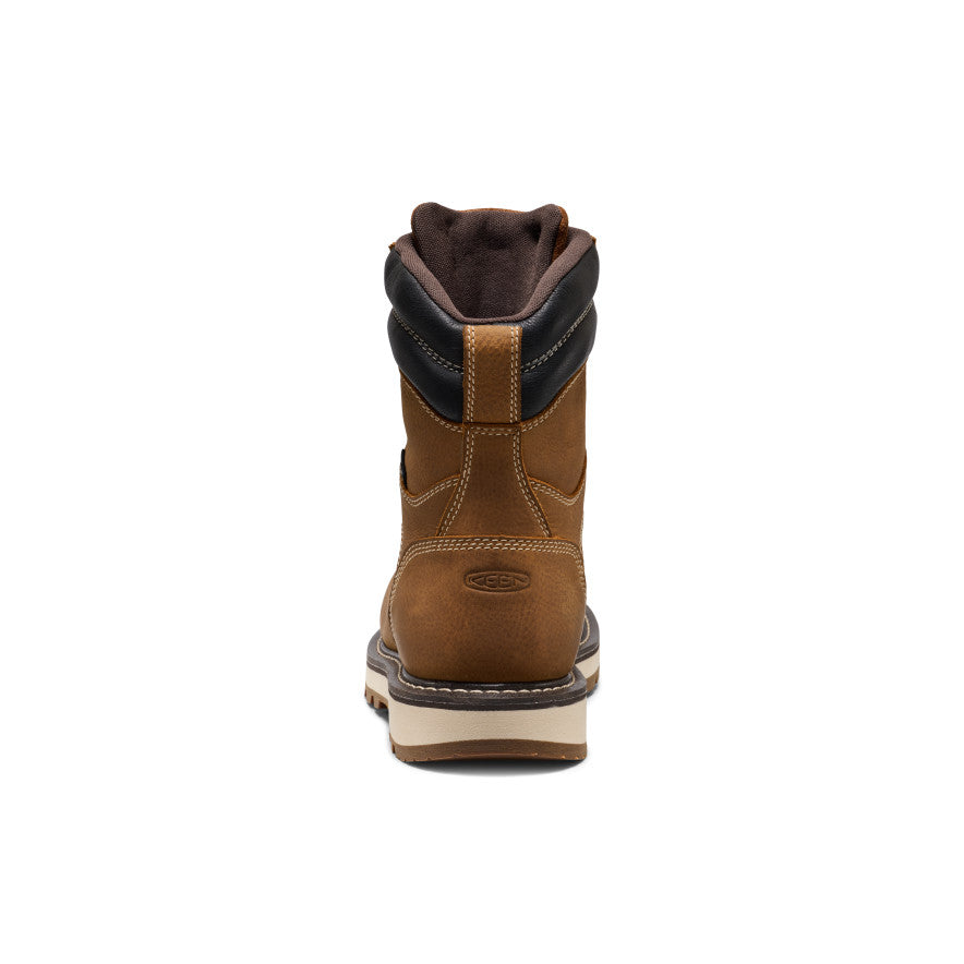 Men's Cincinnati 8" Waterproof 90° Heel Boot (Carbon Toe) Belgian/Sandshell / Keen