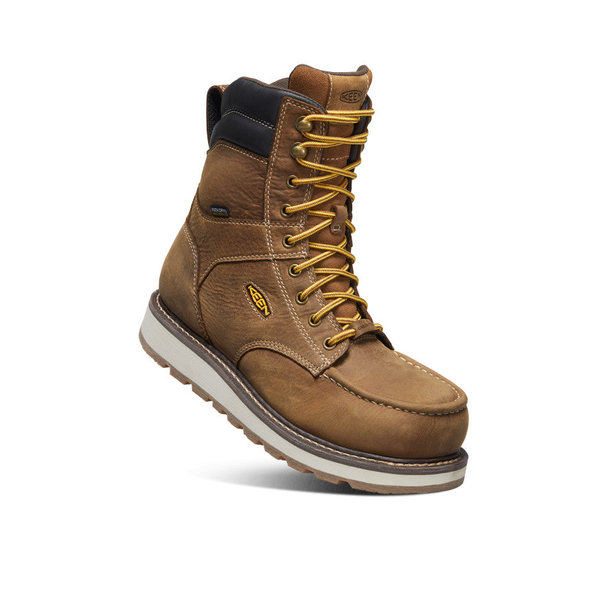 Men's Cincinnati 8" Waterproof Boot (Carbon Toe) Belgian/Sandshell / Keen