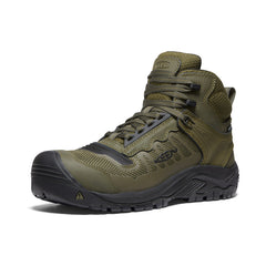 Men's Reno Mid Waterproof (Carbon Toe) Dark Olive/Black / Keen