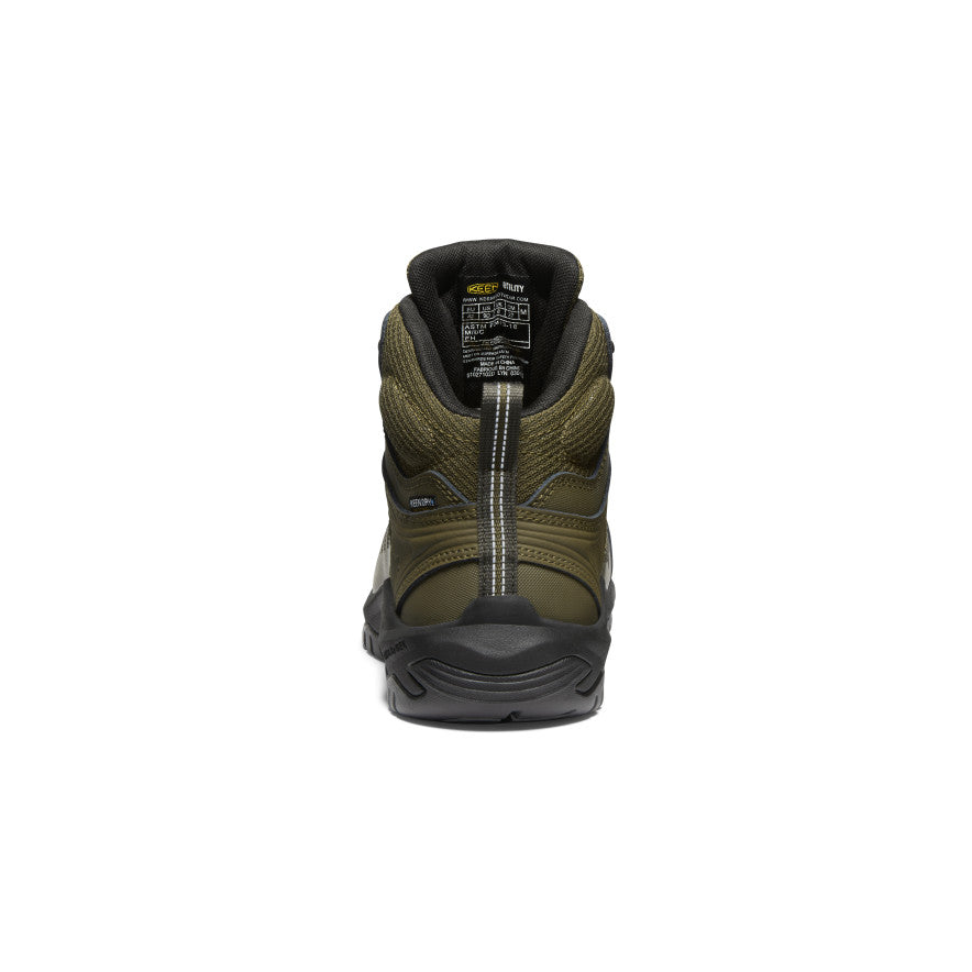 Men's Reno Mid Waterproof (Carbon Toe) Dark Olive/Black / Keen