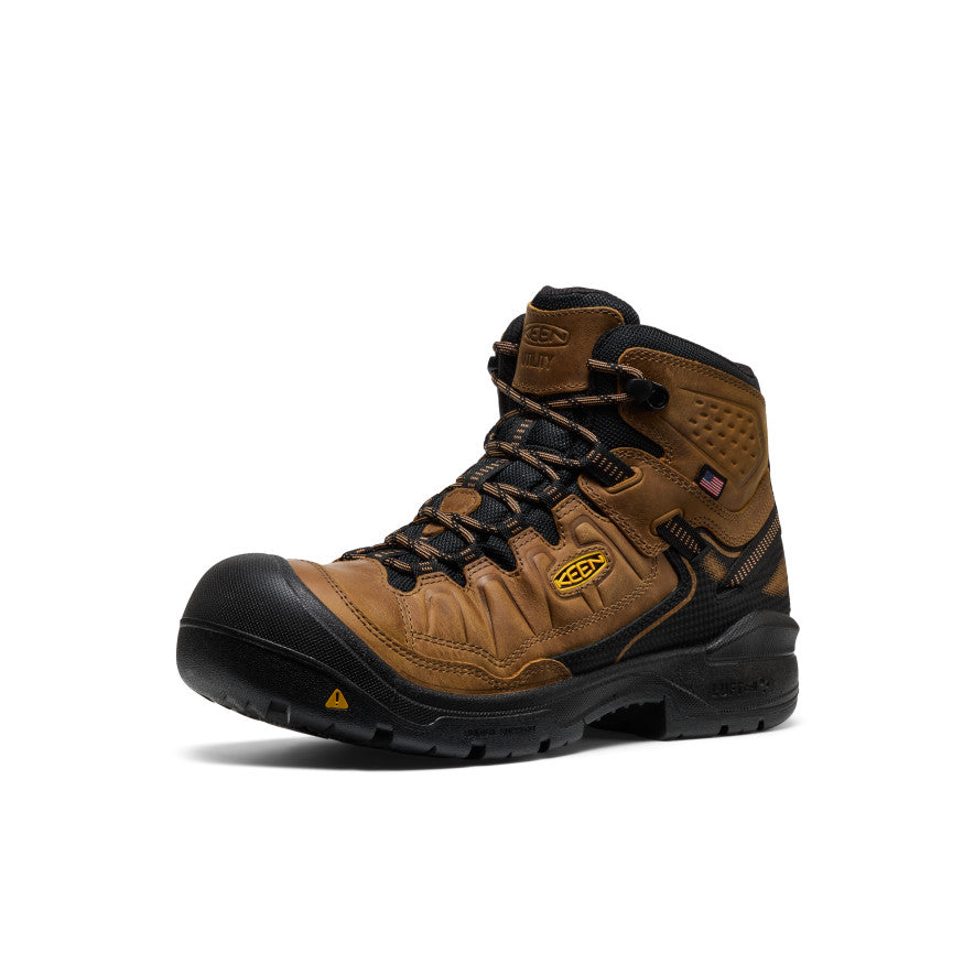 Men's Targhee IV Waterproof Work Boot (Soft Toe) Belgian/Black / Keen