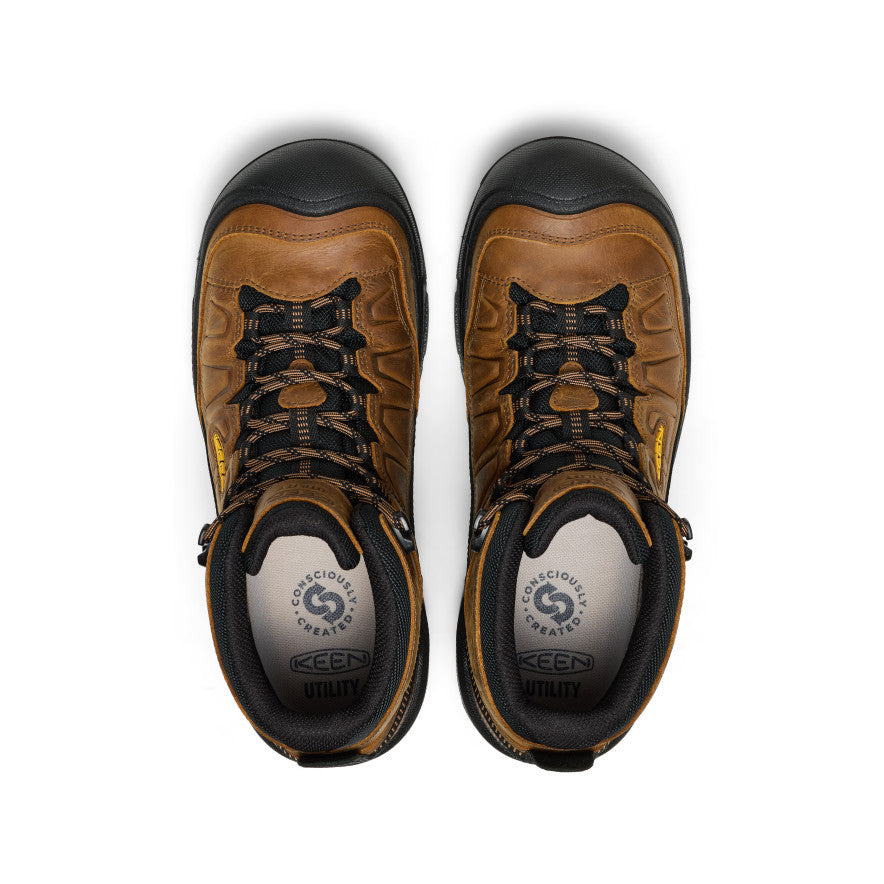Men's Targhee IV Waterproof Work Boot (Soft Toe) Belgian/Black / Keen