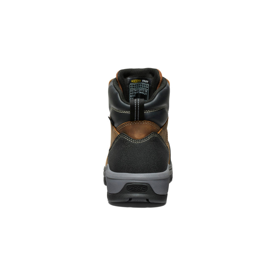 Men's Evanston 6" Waterproof Boot (Carbon Toe) Bison/Black / Keen