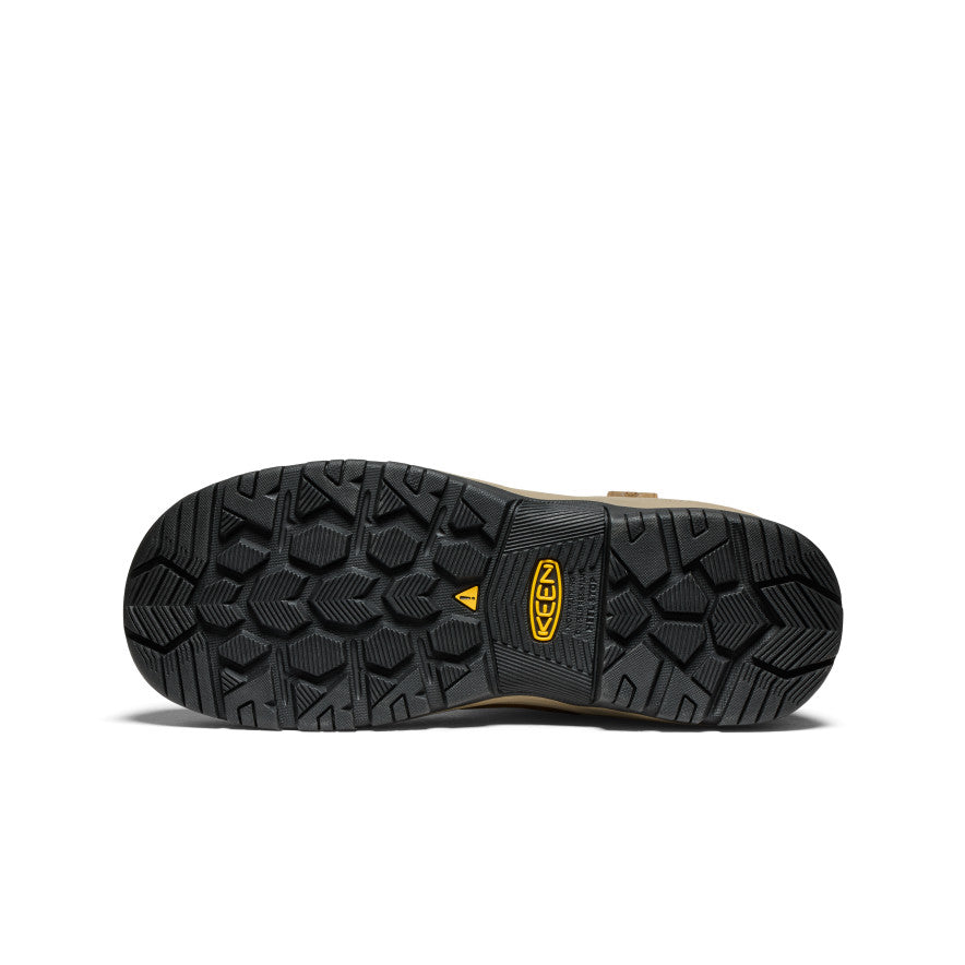 Men's Evanston Pull-On Waterproof Boot (Carbon Toe) Bison/Black / Keen