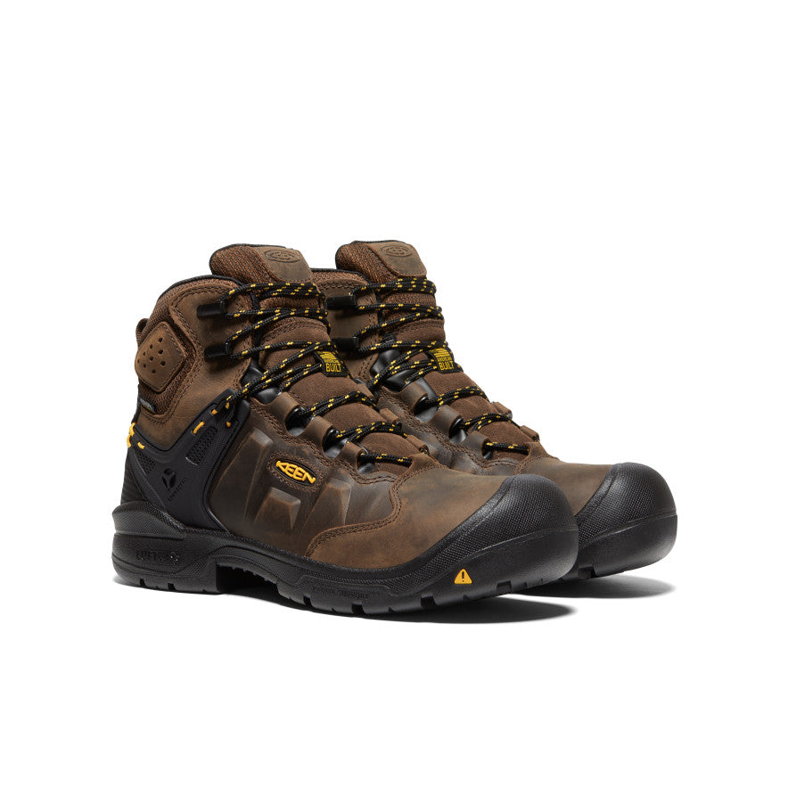Men's Dover 6" Waterproof (Carbon Toe) Dark Earth/Black / Keen