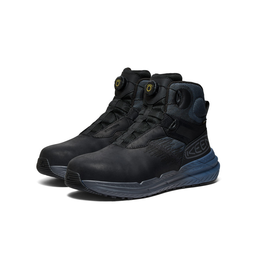 Men's Snapline RF Waterproof Boot (Carbon Toe) Vintage Indigo/Black / Keen