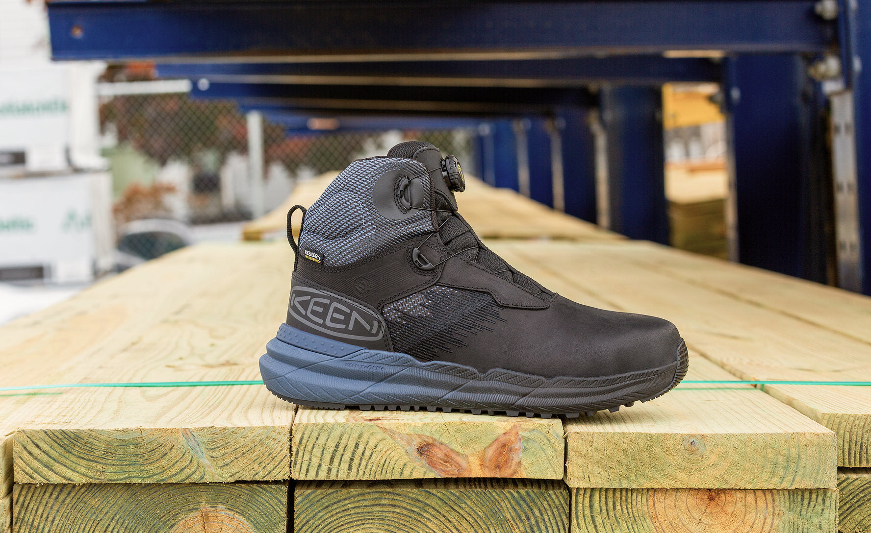 Men's Snapline RF Waterproof Boot (Carbon Toe) Vintage Indigo/Black / Keen