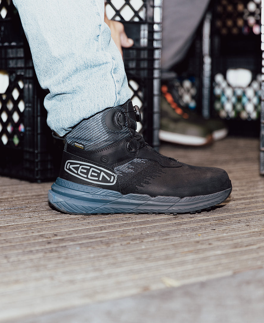 Men's Snapline RF Waterproof Boot (Carbon Toe) Vintage Indigo/Black / Keen