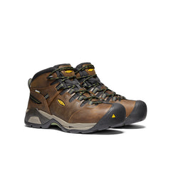 Men's Detroit XT Waterproof Boot (Steel Toe) Cascade Brown/Bronze Green / Keen
