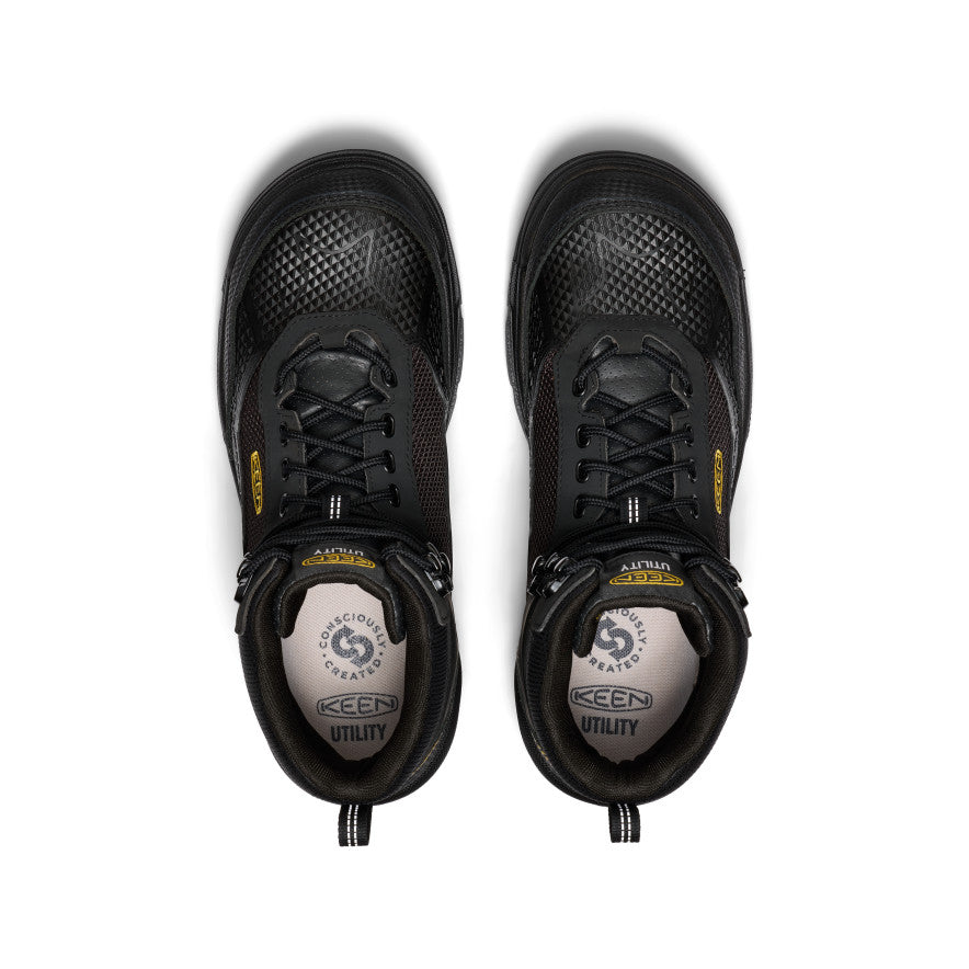 Men's Stronglite Waterproof Boot (Carbon Toe) Black/Black / Keen