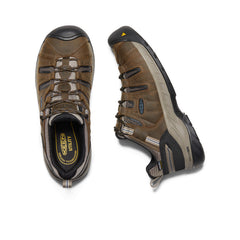 Men's Flint II Waterproof (Steel Toe) Cascade Brown/Orion Blue / Keen