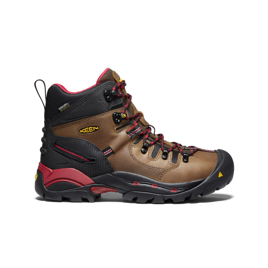 Men's Pittsburgh 6" Waterproof Boot (Steel Toe) Bison / Keen