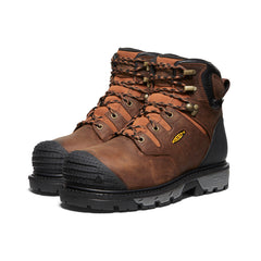 Men's Camden 6" Waterproof Boot INT MET (Carbon Toe) Leather Brown/Black / Keen