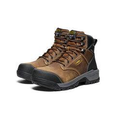 Men's Evanston 6" Waterproof Boot INT MET (Carbon Toe) Bison/Black / Keen