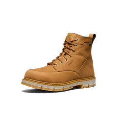 Men's San Jose 6" Waterproof 90° Heel Boot (Soft Toe) Bistre/Gum / Keen