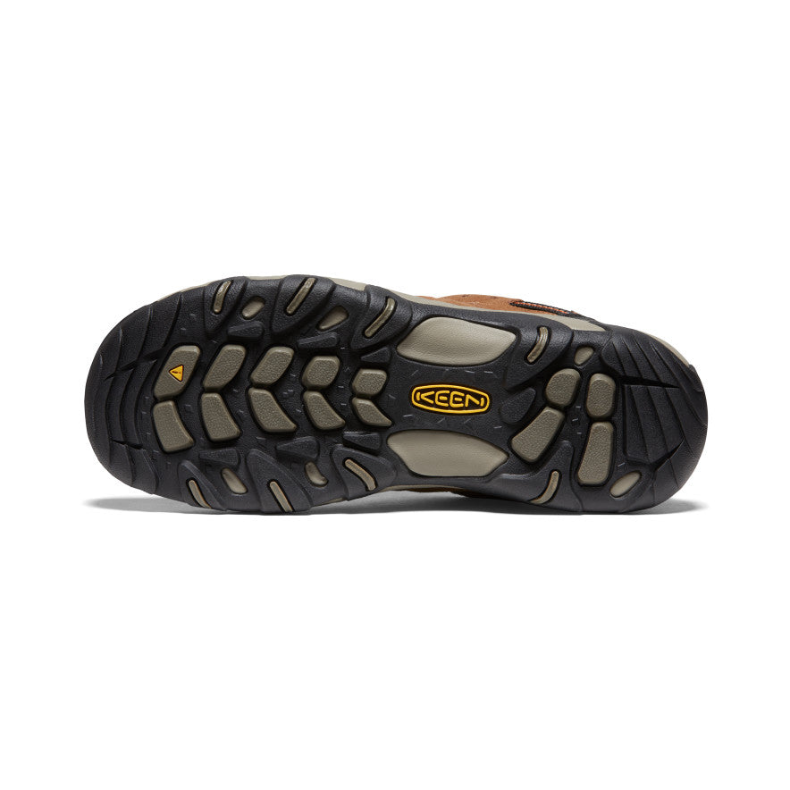 Men's Headout Waterproof Hiking Shoe Bison/Fossil Orange / Keen