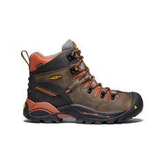 Men's Pittsburgh 6" Waterproof Boot (Soft Toe) Cascade Brown/Bombay Brown / Keen