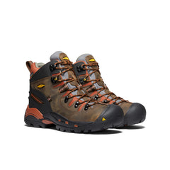 Men's Pittsburgh 6" Waterproof Boot (Soft Toe) Cascade Brown/Bombay Brown / Keen
