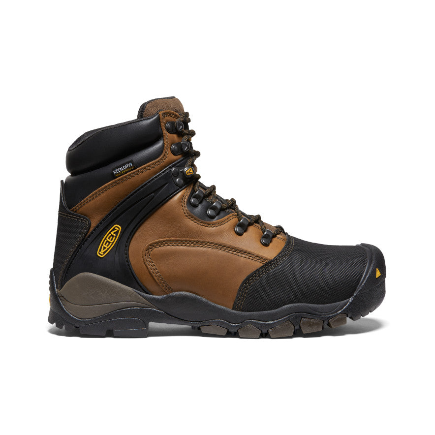 Men's Louisville 6" MET Waterproof Boot (Steel Toe) Slate Black / Keen