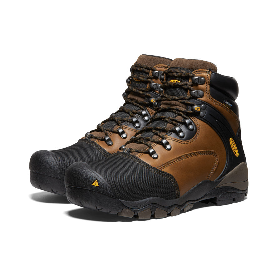 Men's Louisville 6" MET Waterproof Boot (Steel Toe) Slate Black / Keen
