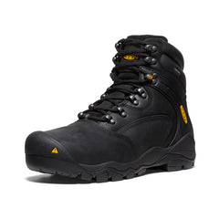 Men's Louisville 6" Waterproof Boot (Steel Toe) Black / Keen