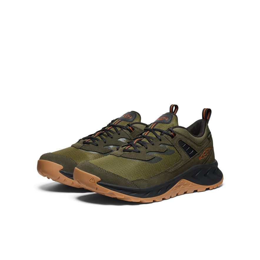 Men's Hightrail Waterproof Hiking Shoe Winter Moss/Gold Flame / Keen