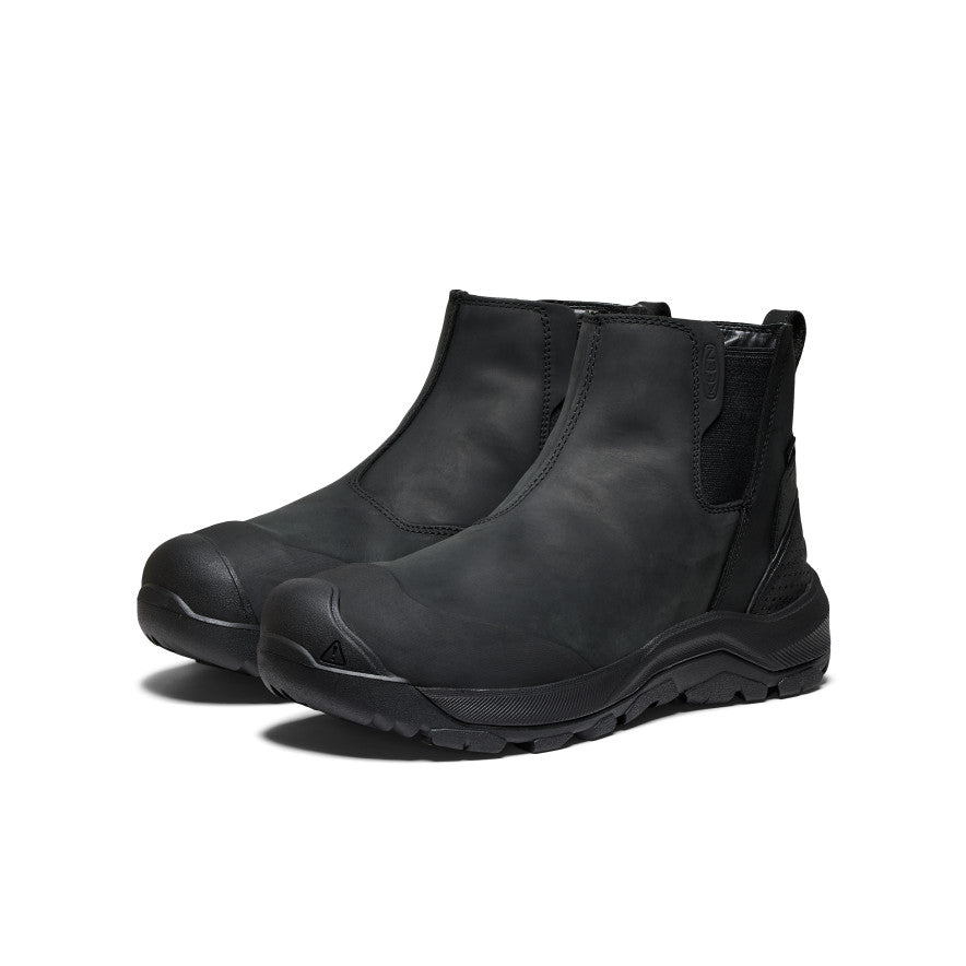 Men's Revel IV Waterproof Chelsea Black/Black / Keen