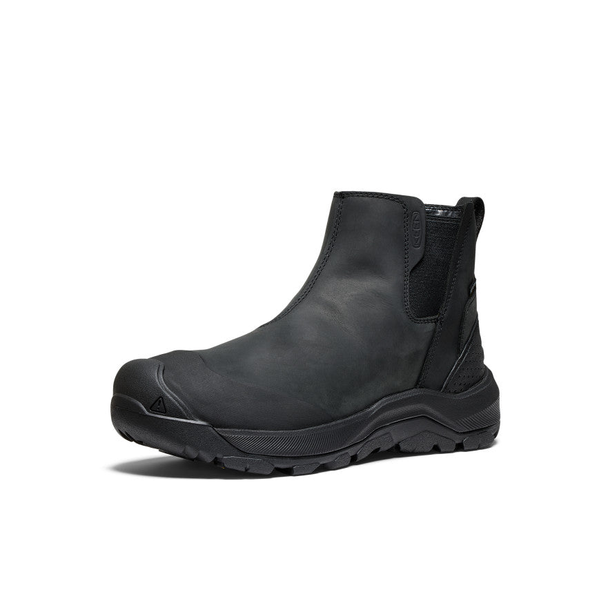 Men's Revel IV Waterproof Chelsea Black/Black / Keen