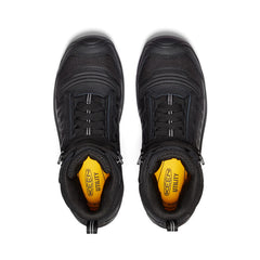 Men's Reno Waterproof Mid (Soft Toe) Black/Black / Keen