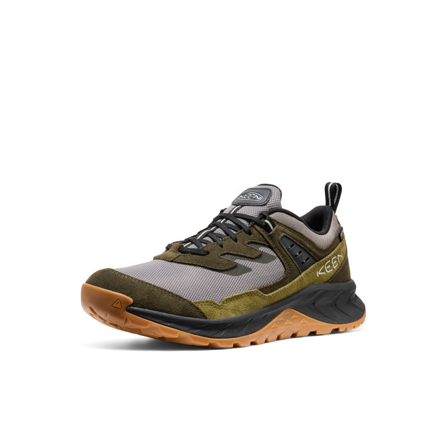 Men's Hightrail Waterproof Hiking Shoe Steel Grey/Forest Night / Keen