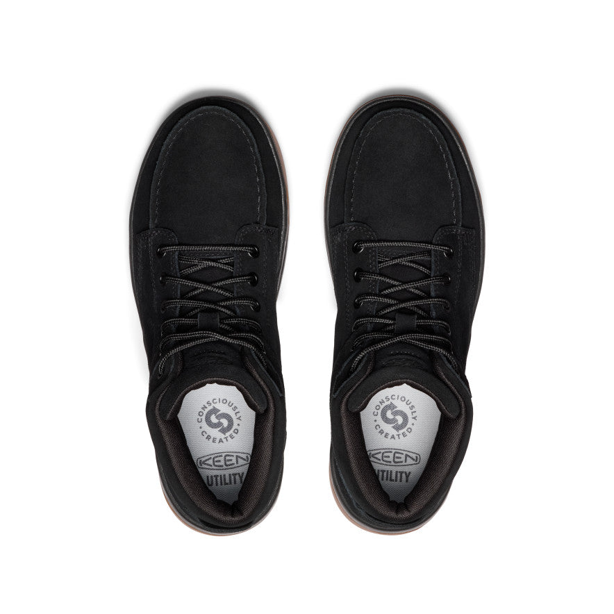 Men's Gibson Boot (Soft Toe) Black/Gum / Keen