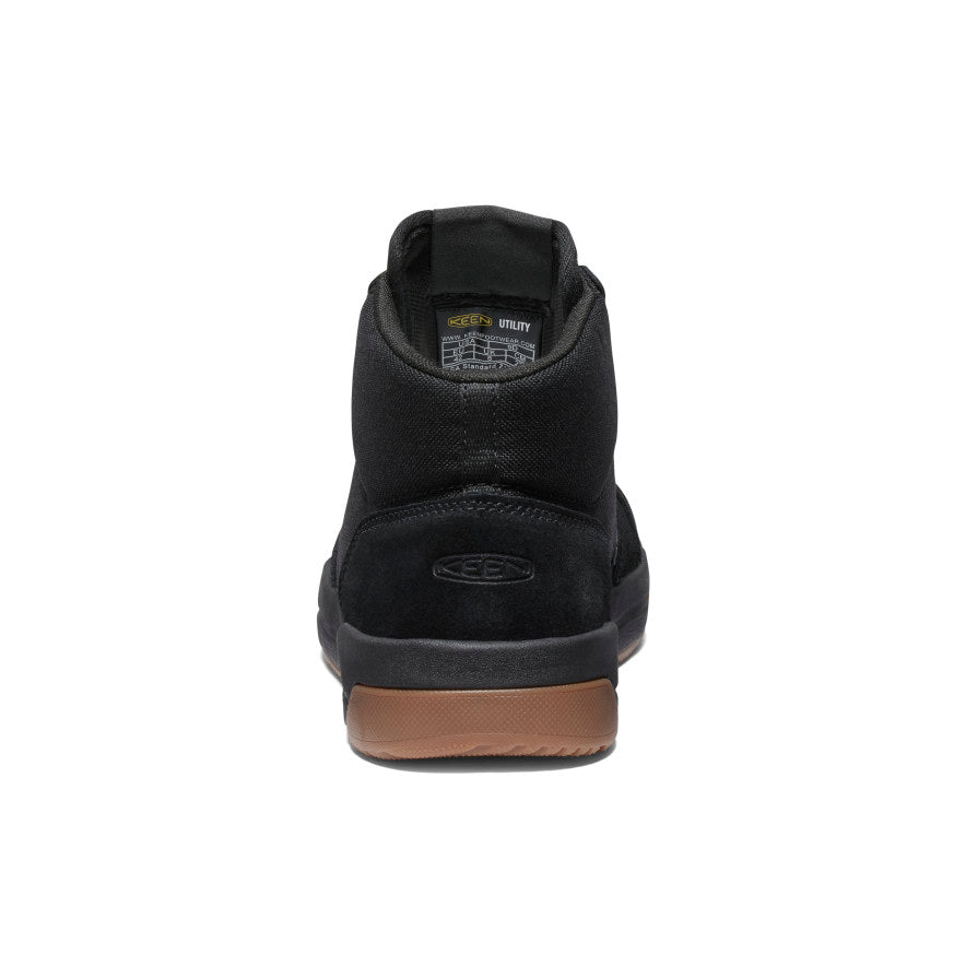 Men's Kenton Mid Work Shoe (Carbon Toe) Black/Gum / Keen