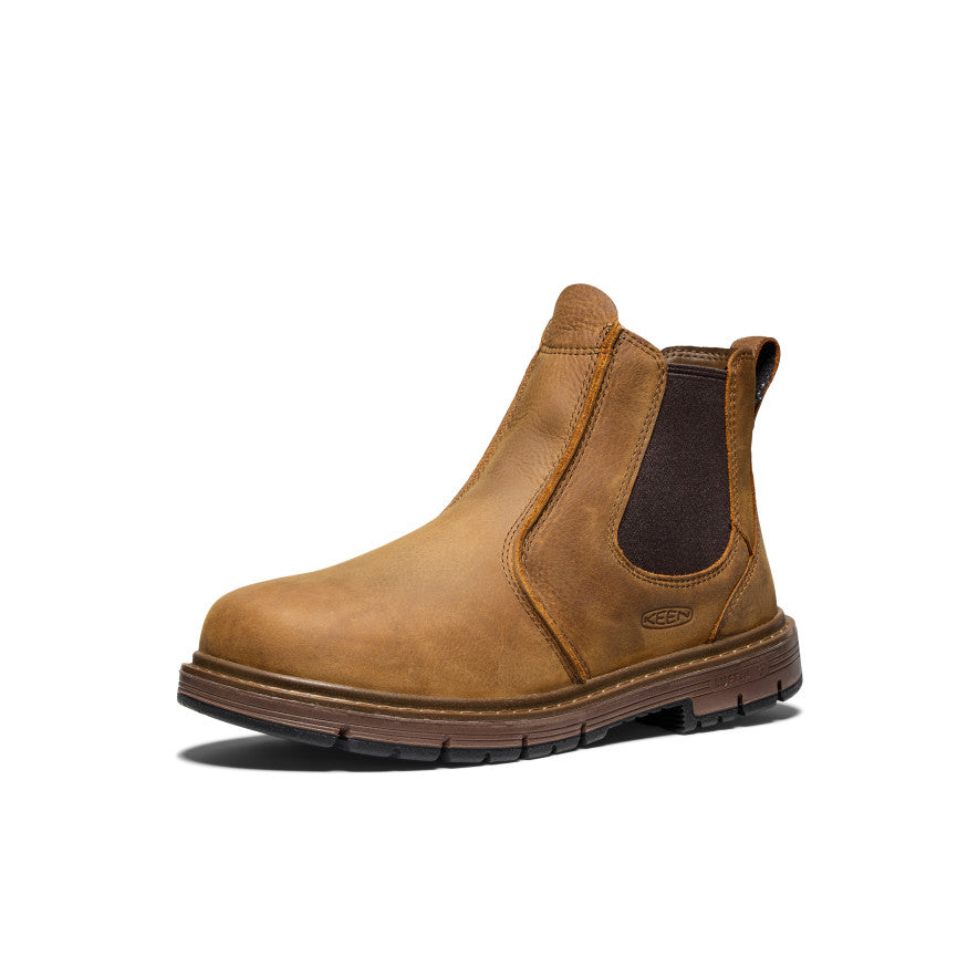 Men's San Jose Chelsea 90° Heel Boot (Soft Toe) Belgian/Gum / Keen