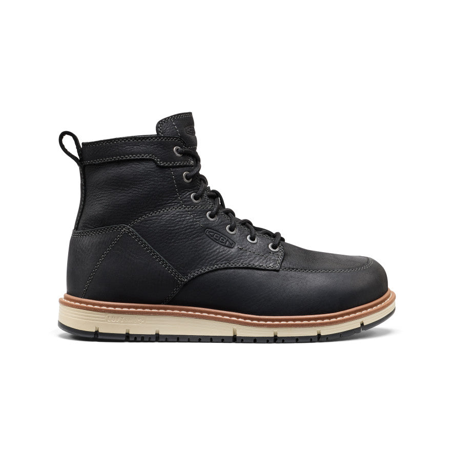 Men's San Jose 6" Boot (Aluminum Toe) Black/Caramel Cafe / Keen