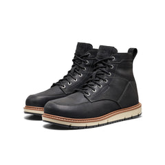 Men's San Jose 6" Boot (Aluminum Toe) Black/Caramel Cafe / Keen