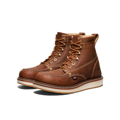 Men's Liberty 6" Boot (Soft Toe) Leather Brown/Birch / Keen