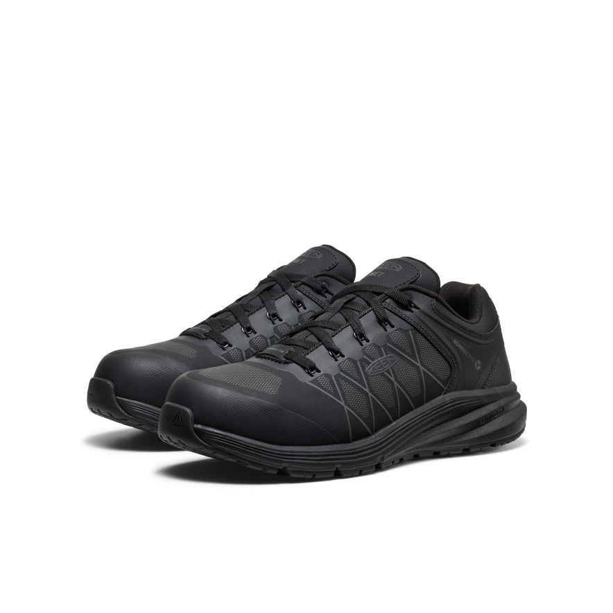 Men's Vista Energy XT Work Sneaker INT MET (Carbon Toe) Black/Magnet / Keen