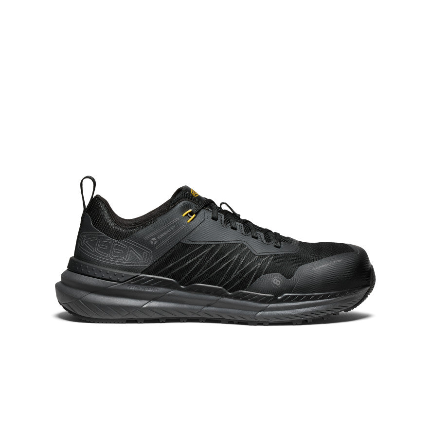 Men's Speedworks Work Sneaker (Carbon Toe) Black/Steel Grey / Keen