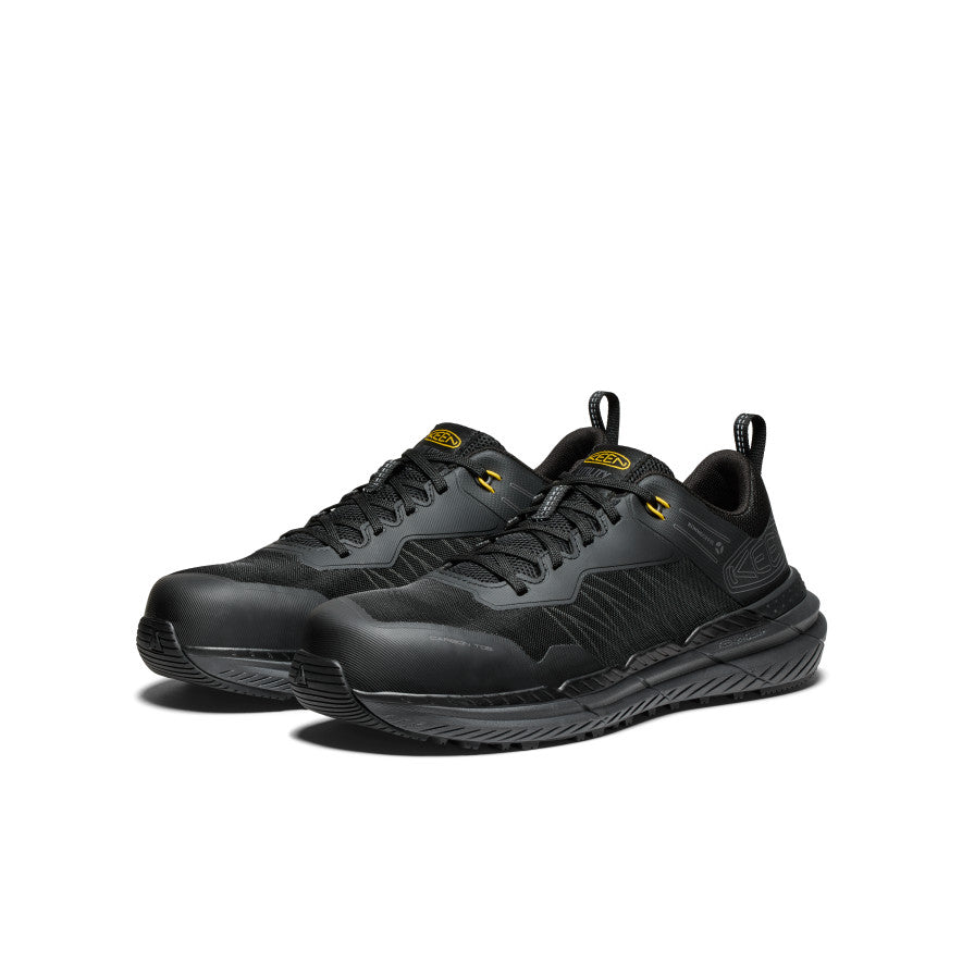 Men's Speedworks Work Sneaker (Carbon Toe) Black/Steel Grey / Keen