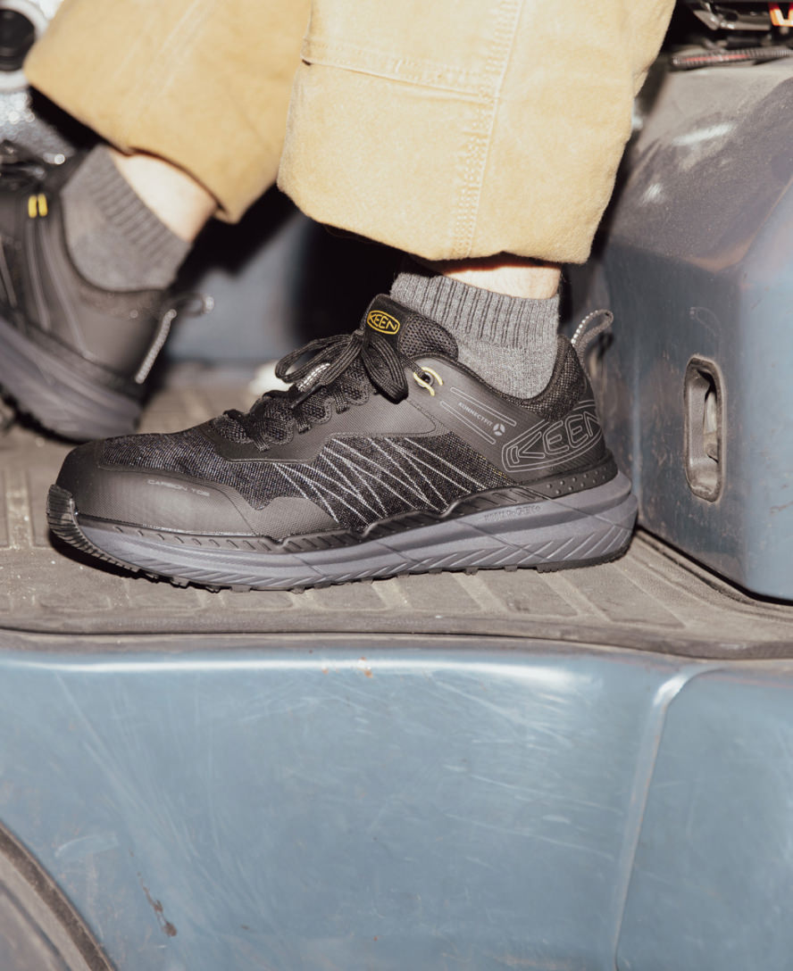 Men's Speedworks Work Sneaker (Carbon Toe) Black/Steel Grey / Keen