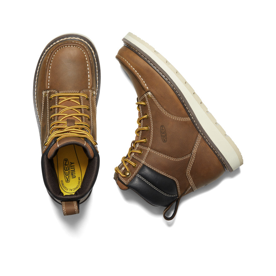 Men's Cincinnati 6" Boot (Soft Toe) Belgian/Sandshell / Keen