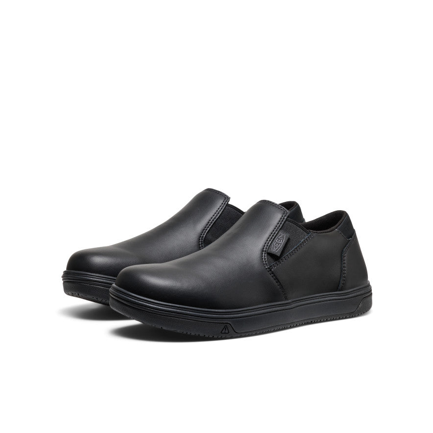 Men's Kenton Shift WTX Work Shoe (Soft Toe) Black/Black / Keen