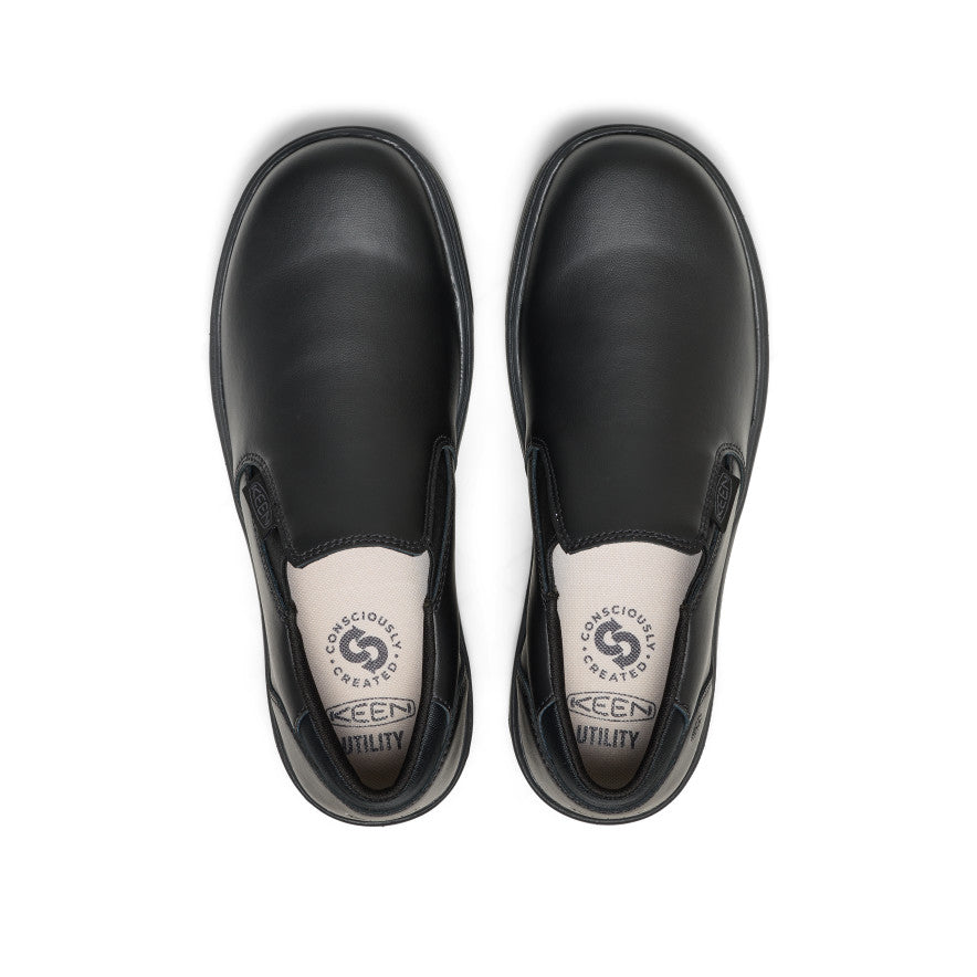 Men's Kenton Shift WTX Work Shoe (Soft Toe) Black/Black / Keen