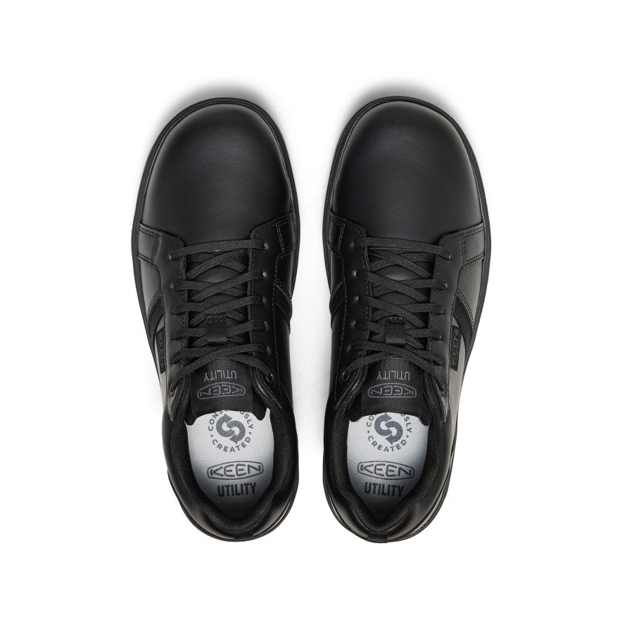 Men's Kenton WTX Work Shoe (Soft Toe) Black/Black / Keen